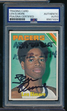 1975-76 Topps ABA #259 Len Elmore RC signed autograph PSA/DNA centered debut ins