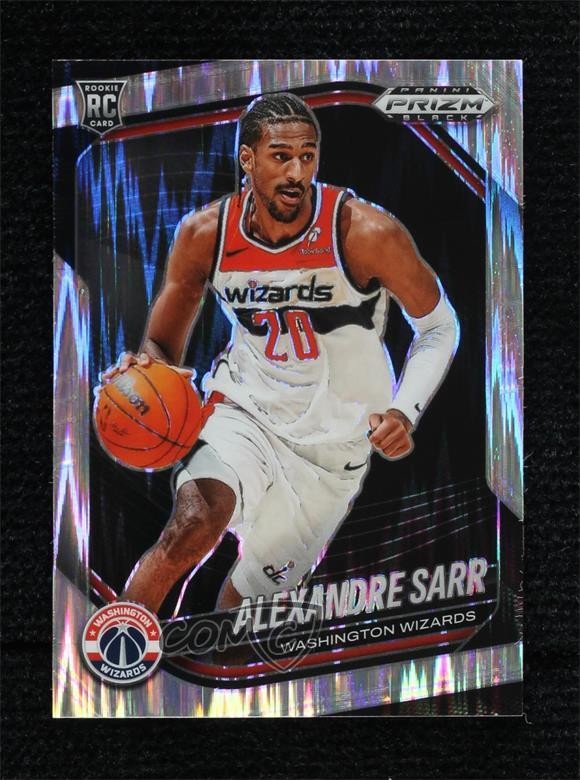 2024-25 Panini Prizm Black Skewed Prizm 34/249 Alexandre Sarr #46 Rookie RC