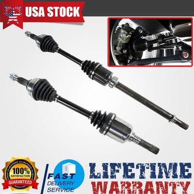 Pair Front New CV Axles Shaft Set Fit 2008-2013 Nissan Rogue AWD Models Only