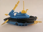Vintage 1992 Hasbro Gi Joe Barracuda Vehicle Blue Top Complete W/O Box & Manual