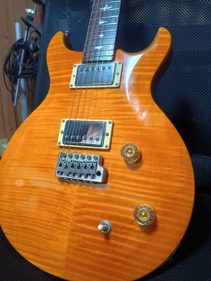 PRS SE Santana Orange Electric Guitar