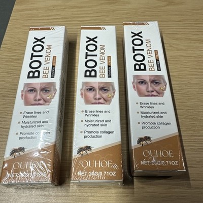 3pcs Bee Venom Wrinkle Removal Cream,Anti-Aging Face for All Skin Type Wrinkle