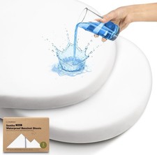 2-Pack Waterproof Baby Bassinet Sheets  100 Cotton  Universal  Pad Protector