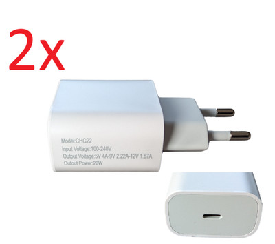 2x 20W Schnell Ladegerät USB C iPhone 11 12 13 14 15 Pro Max Adapter Netzteil