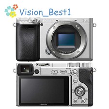 Sony Alpha A6400 Mirrorless Digital Camera BodyOnly 24.2MP Silver Wi-Fi NFC