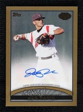 2012 Topps Pro Debut Auto Gold 44/50 Joe Panik #PDA-JP 0re5