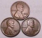 1925 P 1925 D 1925 S Lincoln Wheat Cent Penny - 3 Coin Set - PDS