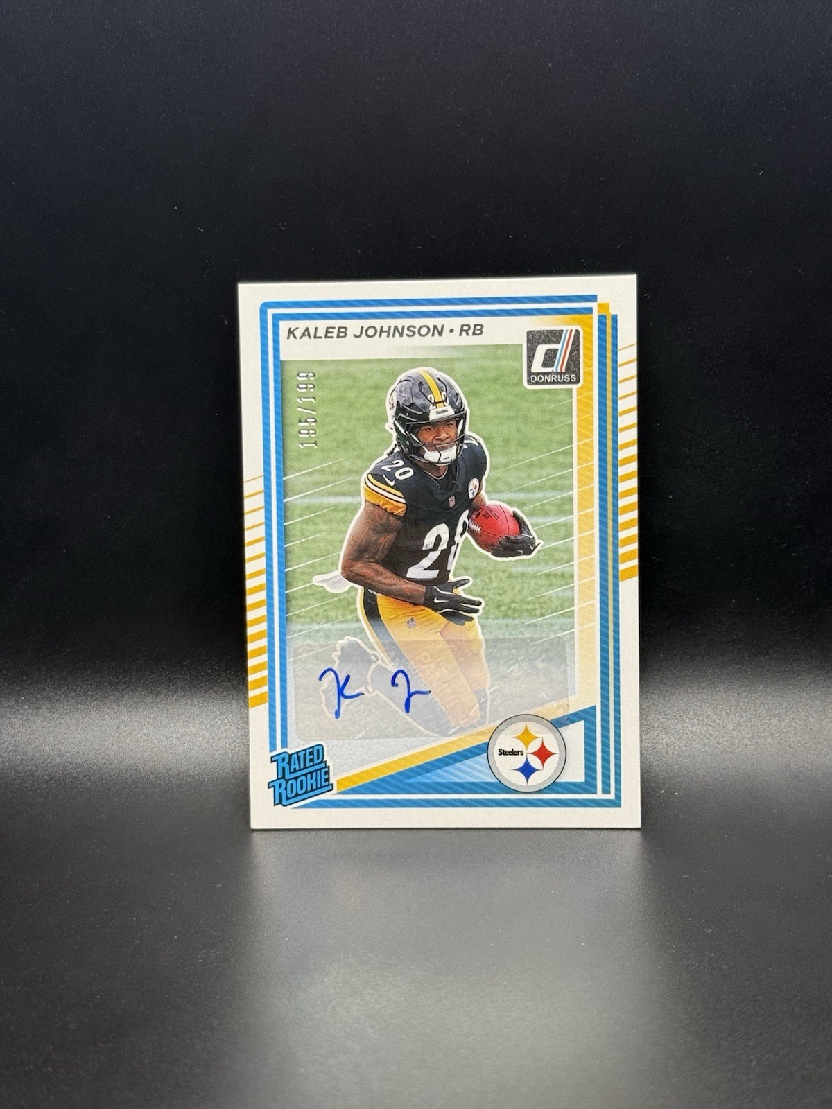 2025 Panini Donruss - Rated Rookie Kaleb Johnson #322 Autographs /199 (AU, RC)