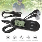 Mini Digital Portable Pocket Handy LCD FM Radio with Earphone News Battery Power