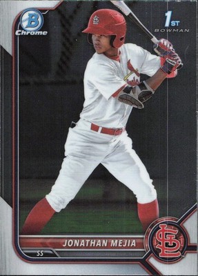 2022 Bowman Chrome - Prospects Jonathan Mejia #BCP-168 -