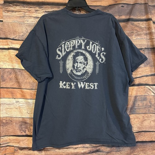 Camiseta Sloppy Joe's Key West Bar 2XL Ernest Hemingway Souvenir Tee Florida