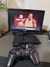 Sony PS2 Slim Console Bundle - Games, Controller, Memory, Cords - Midnight Club