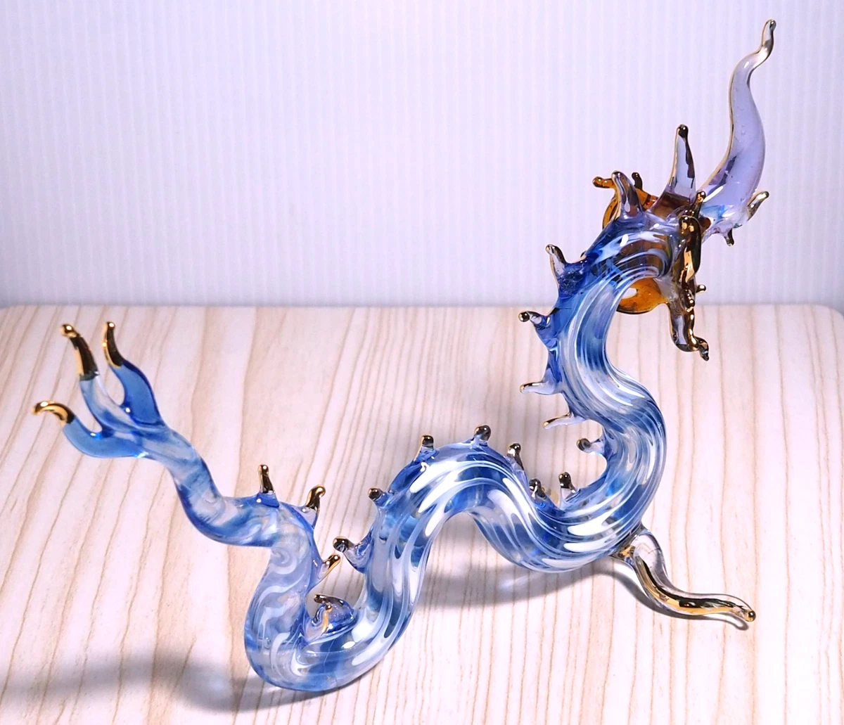 收藏玻璃和水晶龙雕像| eBay