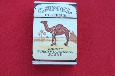 Vintage Camel Filters Smooth Turkish & Domestic Blend Cigarette Pack Lighter