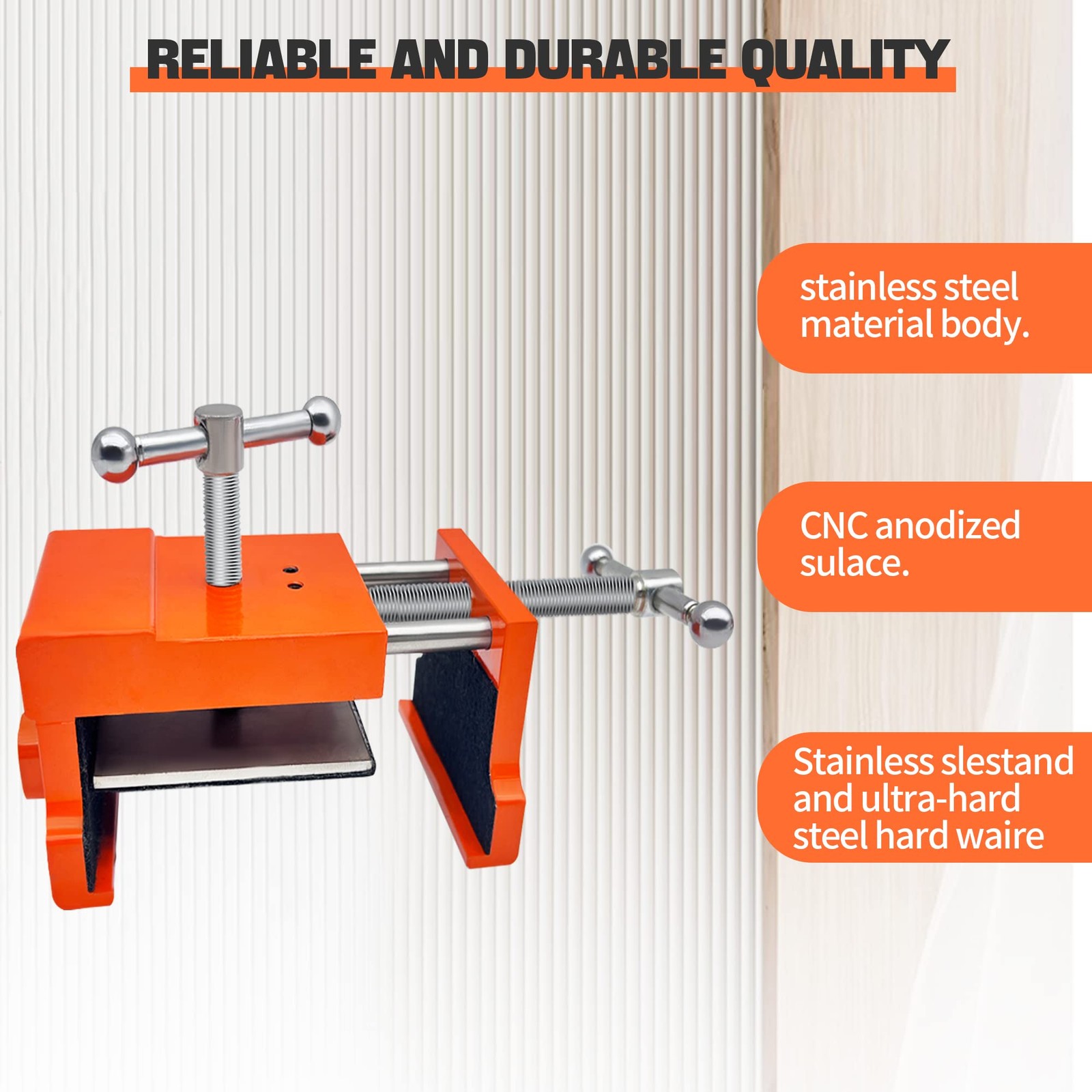 2 Pack Proffessional Cabinet Clamps for Installing Cabinets and Cabinet Insta