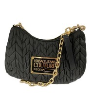 Borsa a tracolla VERSACE JEANS COUTURE borsa catena logo nero autentica