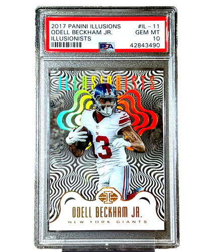 2017 Odell Beckham Jr Panini Illusions Illusionists PSA 10 Acetate SP Pop 1 !!