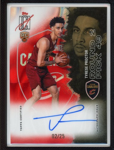 2025 Topps Signature Tyrese Proctor Red (RAW)