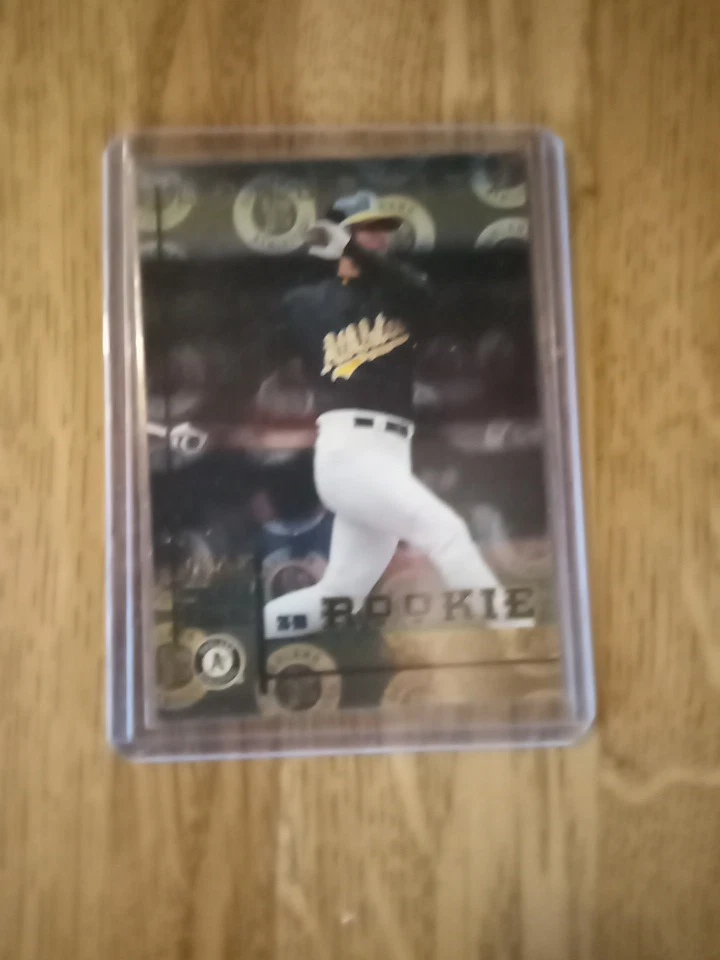 1998 Leaf Rookies &Stars#326 Eric Chavez Rookie Longevity21/50 Super Rare Rookie - Image 2 of 4