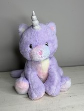 FAO Schwarz Glow Brights Toy Plush LED W Sound Kittycorn 15 in