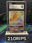 Pokémon TCG Rayquaza GX 177/168 Celestial Storm 2018 Secret Rainbow Rare CGC 10