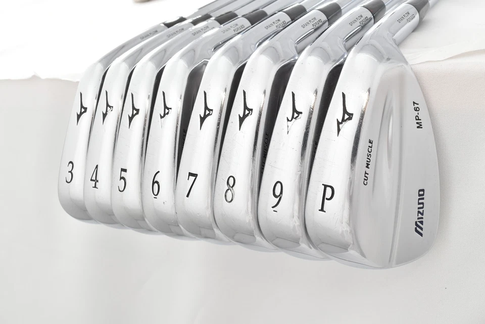 8PCS Mizuno MP-67 Iron Set 3-4-5-6-7-8-9-PW N.S. Pro 950GH SR RH Clubs w/ cover - Image 3 of 4