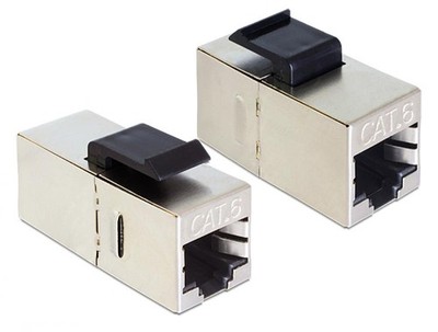 Keystone RJ45 Buchse > Buchse Cat.6 kompakt Netzwerk Modul