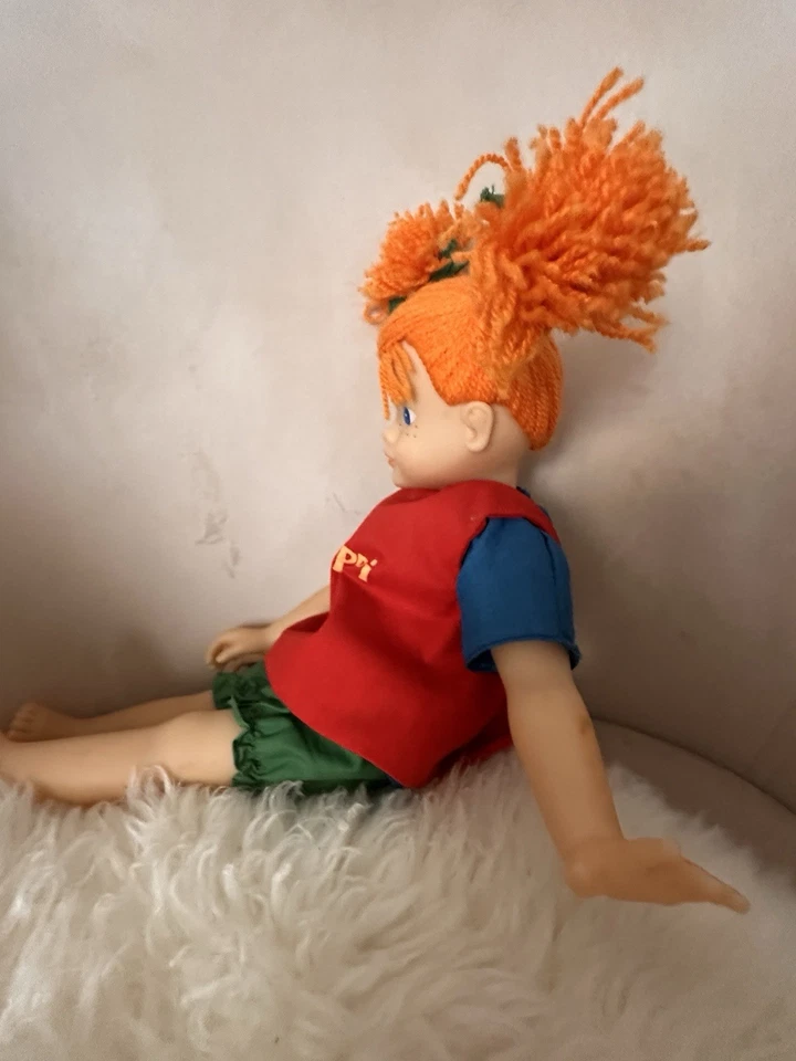 Pippi   Langstrumpf Puppe 40 cm Rarität  - Bild 2 von 4