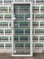TALL NARROW BACK DOOR EXTERNAL EXTERIOR GLAZED WHITE ALI ALUMINIUM WINDOW THIN
