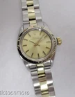 VINTAGE ROLEX 2030 WATCH 6719 TWO TONE OYSTER BRACELET CHAMPAGNE DIAL