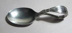 Vintage Sterling Silver Monogrammed Baby Spoon Marked RBL 19 Grams