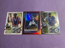 Keibert Ruiz (3) Cards 2021 Panini, Topps Dodgers, Nationals