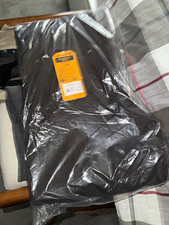 Carhartt Rugged Flex Black XL Overalls Loose Fit Straight Leg Canvas