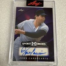 2026 Leaf Sports Heroes John Candelaria Auto /8