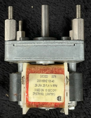 Anko Motor D/C 331 5261, 115V, 50HZ, 101-30, 0.42 Amps 36RPM ZP E78183 LR47561