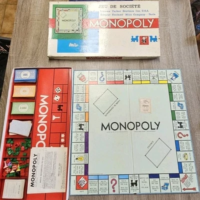 jeu de société Monopoly Miro Parker Brothers vintage Complet Famille Game - Photo 1/4