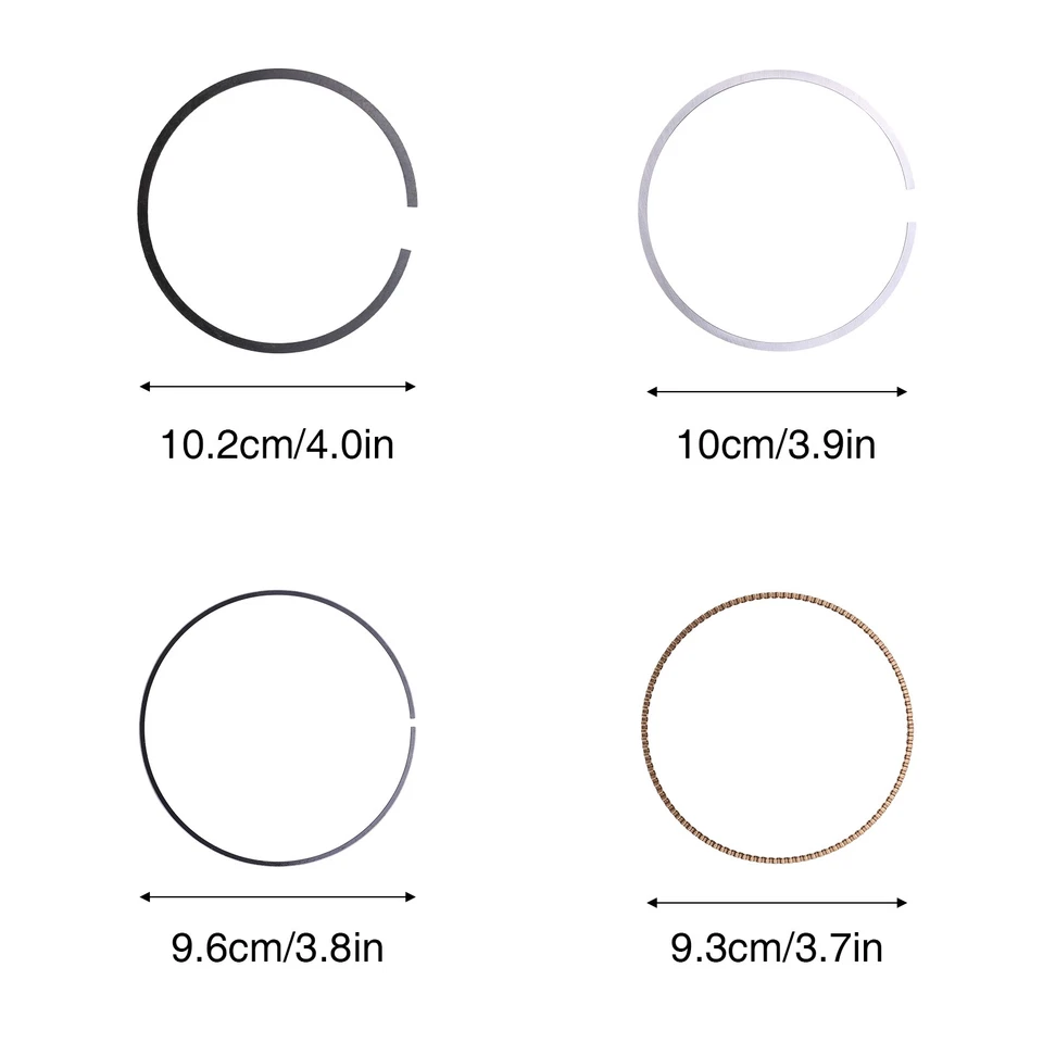 Juego de anillos de pistón de motor STD para Chrysler Dodge Jeep Ram 2011-2016 3,6 L 68078776AA Foto 4 de 4