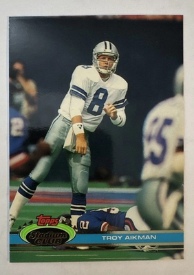 #ad 1991 Topps Stadium Club Troy Aikman #228 $1.50