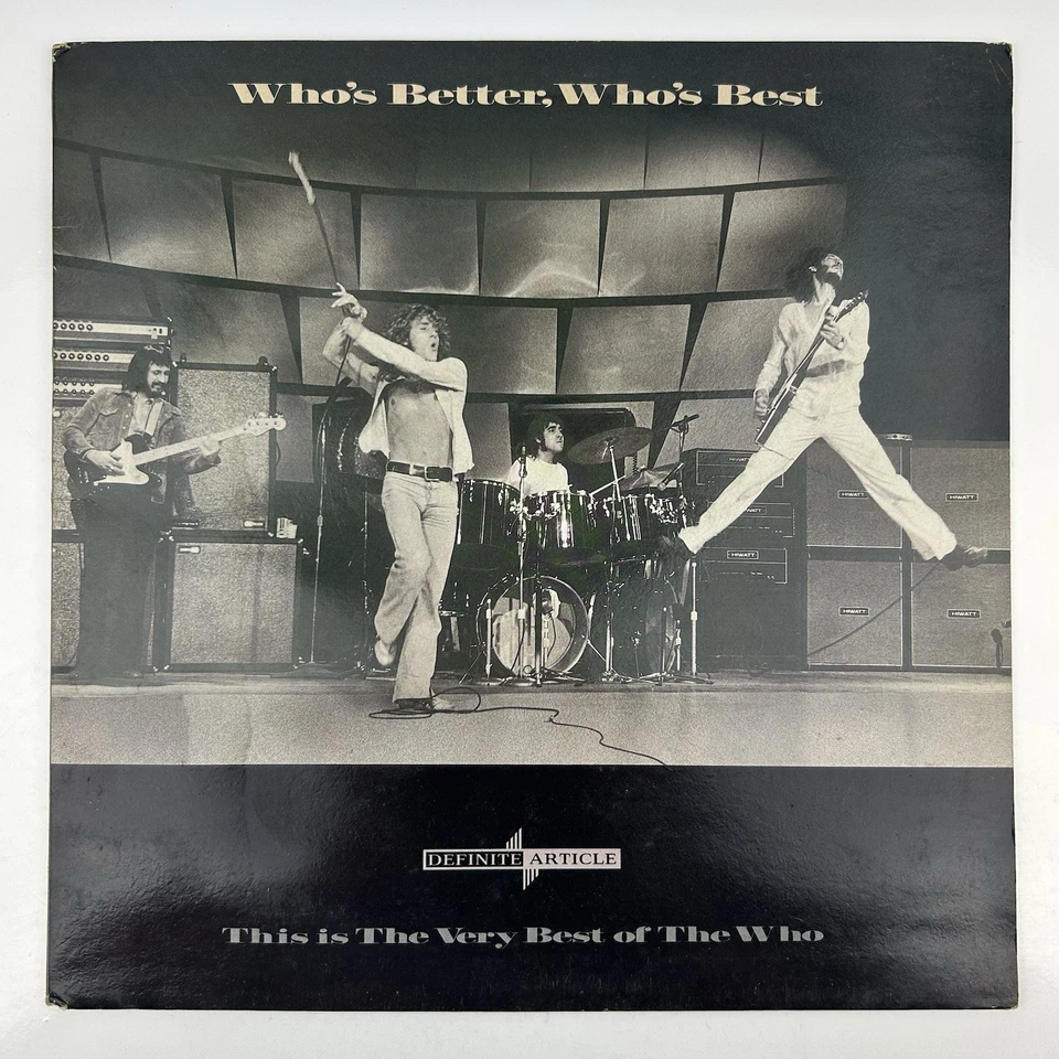 The Who Who's Better, Who's Best Vinyl LP EX/VG+ 1988 Compilation Record Album - Image 2 of 4