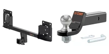 CURT Trailer Hitch Tow Kit Class 3 Receiver, 2in Ball Mount, Pin & Clip #13449