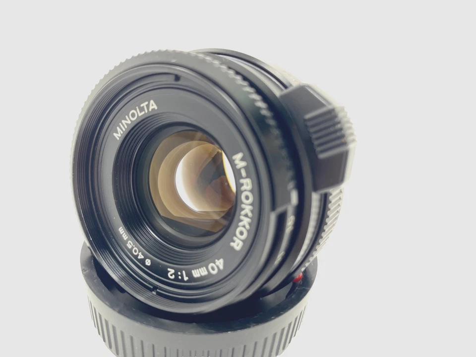 Late Model [Almost MINT] MINOLTA M ROKKOR 40mm f/2 MF Lens Leica M Mount CL CLE - Image 2 of 4