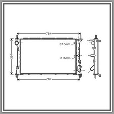 Radiateur Ford TOURNEO