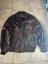 Giacca da motociclista in pelle originale Harley-Davidson XXXL Marrone