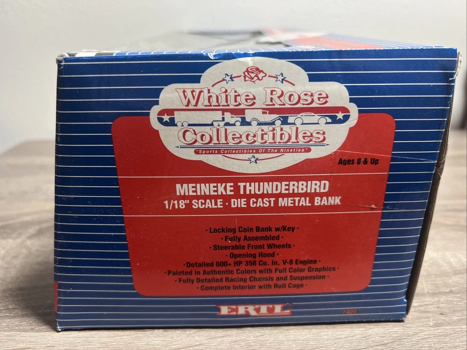 Jimmy Spencer #12 Meinke escala 1:18 ERTL American Muscle Diecast Foto 2 de 4