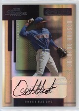 2004 Playoff Prestige Xtra Bases Purple 18/100 Orlando Hudson #198 Auto nd3