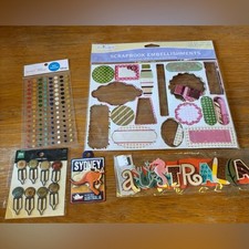 Scrapbook Items - Sydney Australia and travel embelishments