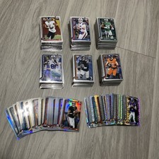 2025 Topps Chrome Football 450+ Card Lot (Base, Rookies, Parallels, Refractors)