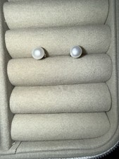 Genuine Freshwater Pearl Stud Earrings