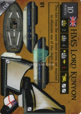 HMS Lord Kenyon - U53 - Barbary Coast - Piraten (WizKids)