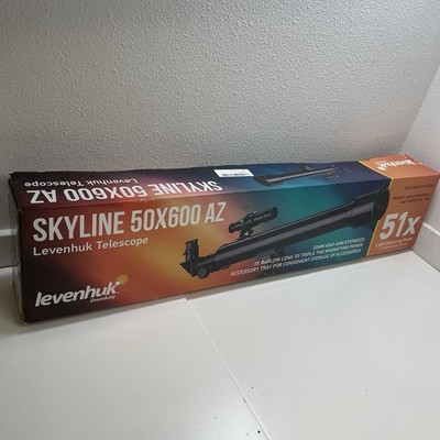 Levenhuk Skyline 50x600 AZ Telescope Completed Set In Box